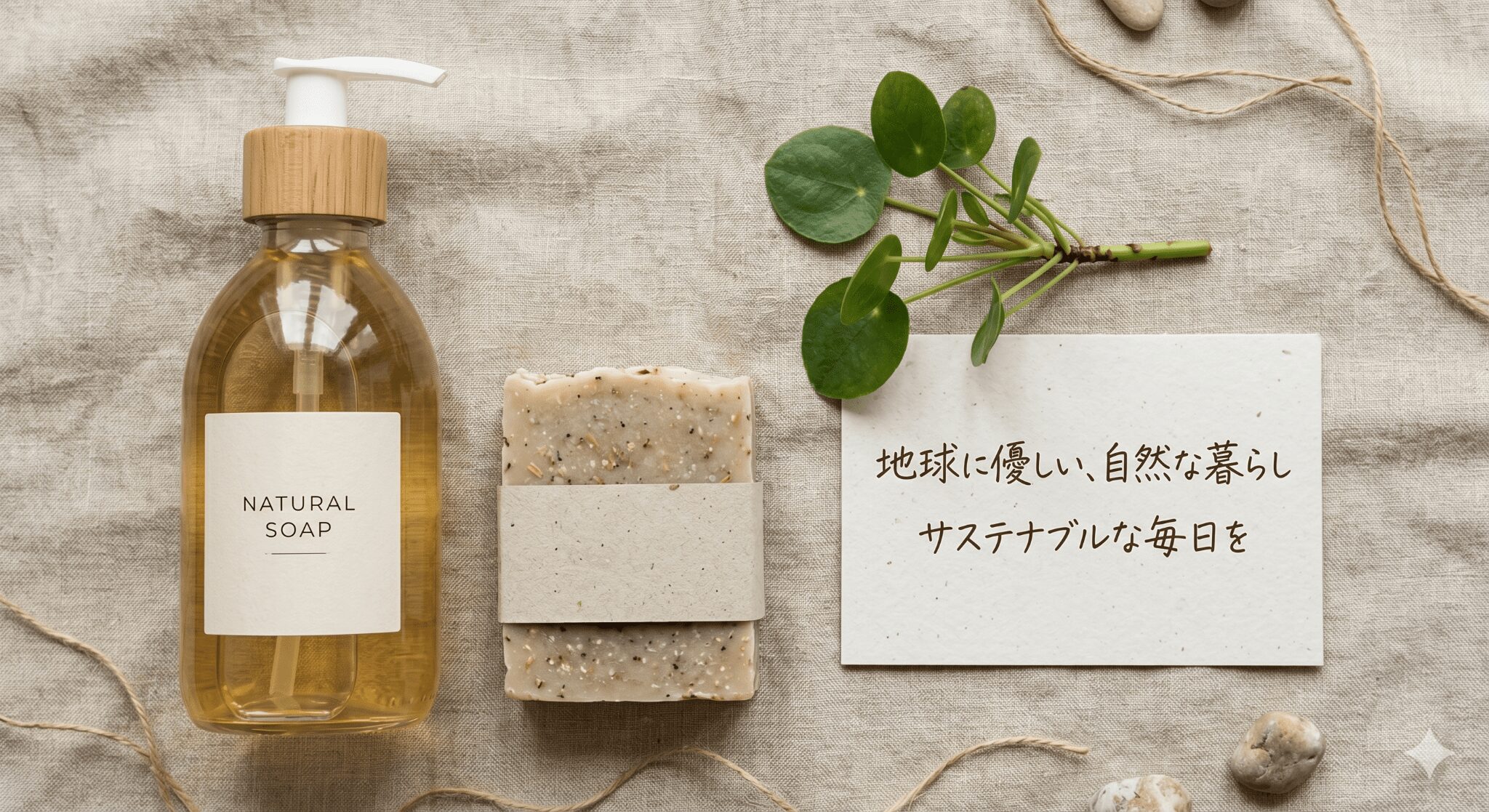 地球に優しい、自然な暮らし サステナブルな毎日を